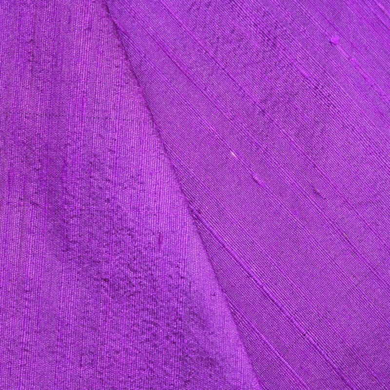 100 Gm Pure Handloom Raw Silk Amethyst Purple 2