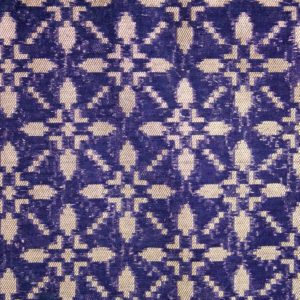 AS42748 Chanderi Butti Persian Blue Weaved Fabric 1