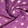 AS42751 Chanderi Butti Dark Violet Weaved Fabric 3