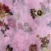 AS42754 Pure Printed Soft Orgenza Silk Light Taffy Pink Floral Printed Fabric 1
