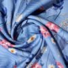 AS42818 Modal Silk Prints Cornflower Blue 2