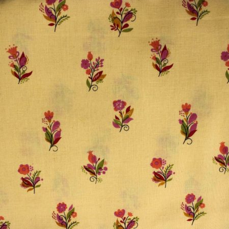 AS42875 Cotton Floral Prints Cream 1