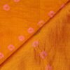 AS42987 Banarasi Bandhej With Floral Embroidery Yam Orange 2