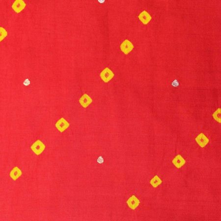 AS42993 Banarasi Bandhej With Embroidery Strawberry Pink 1