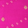 AS42995 Banarasi Bandhej With Floral Embroidery Fuscia Pink 1