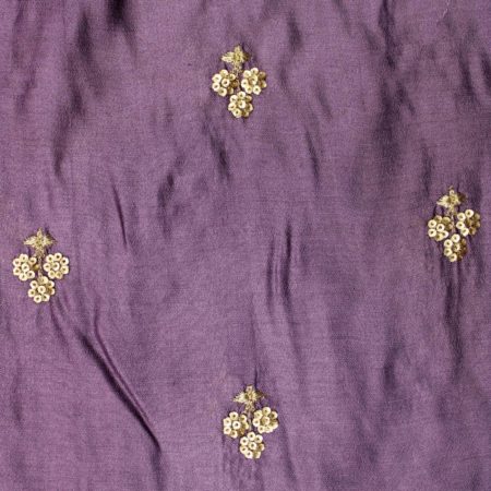 AS43073 Spun Munga Butti Floral Tikki Pattern Royal Purple 1