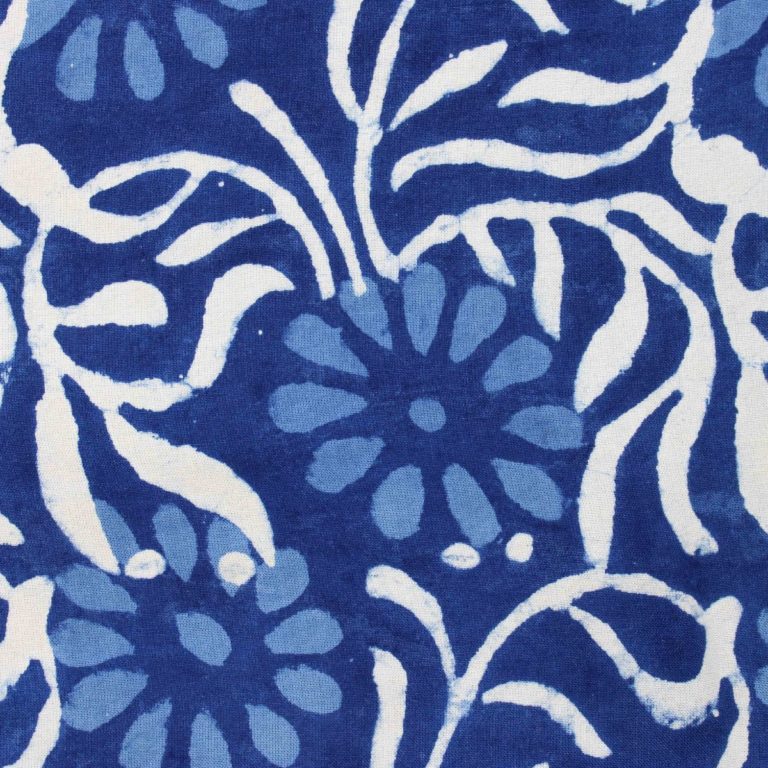 AS43329 Cotton Floral Print Navy Blue 2