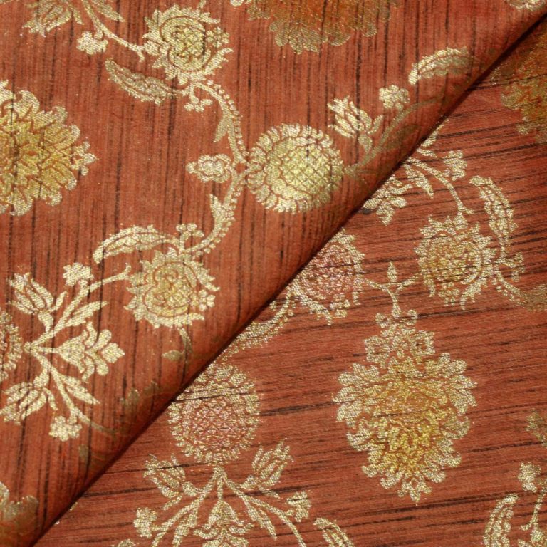 AS43503 Banarasi Floral Silk Weave New York Pink 2