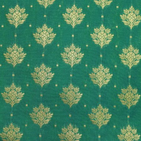 AS43516 Banarasi Floral Silk Weave Sea Green 1
