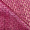 AS43528 Banarasi Floral Silk Weave In Blocks Magenta Pink 2