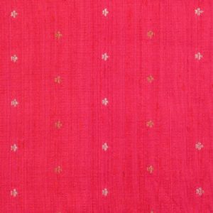 AS43533 Banarasi Silk Weave With Small Floral Pattern Cerise Pink 1