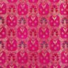 AS43539 Banarasi Floral Silk Weave In Blocks Magenta Pink 1