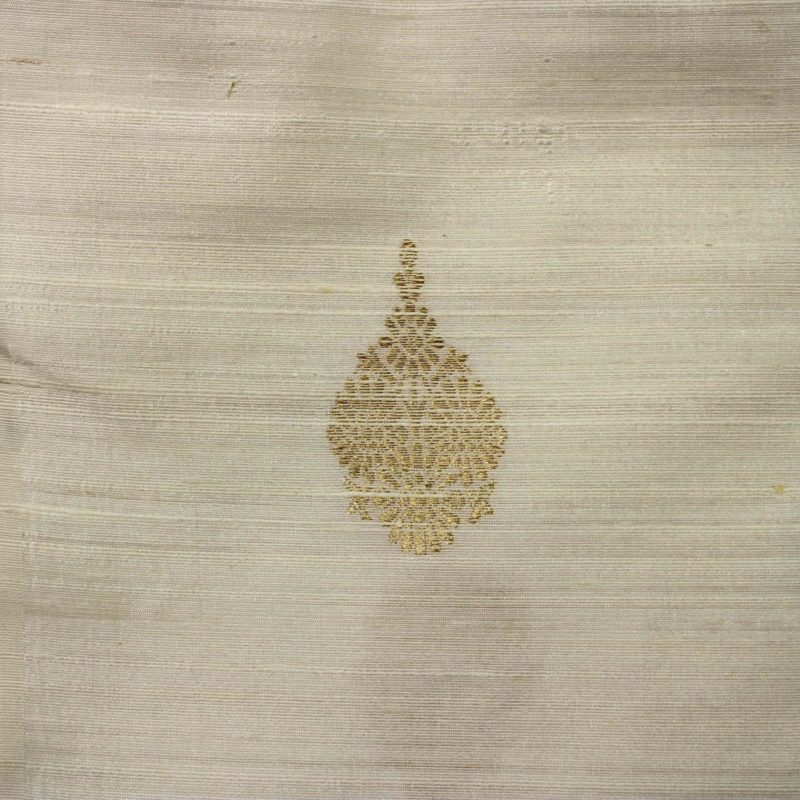 AS43546 Banarasi Silk Weave White 1
