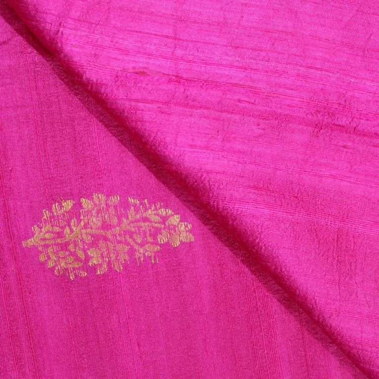 AS43547 Banarasi Silk Weave Fuscia Pink 2