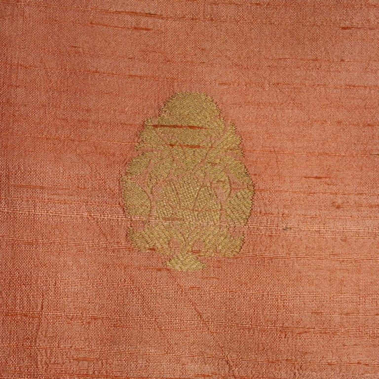 AS43551 Banarasi Silk Weave Peach 1
