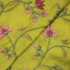 AS43566 Silk Heavy Embroidery With Floral Embroidery Laguna Yellow 2