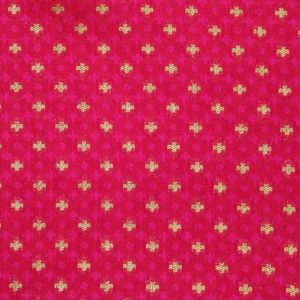 AS43574 Banarasi Butti Silk With Small X Butti Fuscia Pink 1
