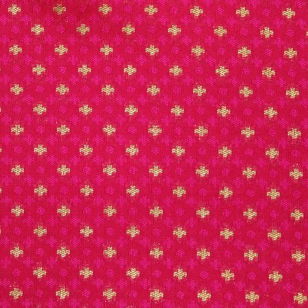 AS43574 Banarasi Butti Silk With Small X Butti Fuscia Pink 1