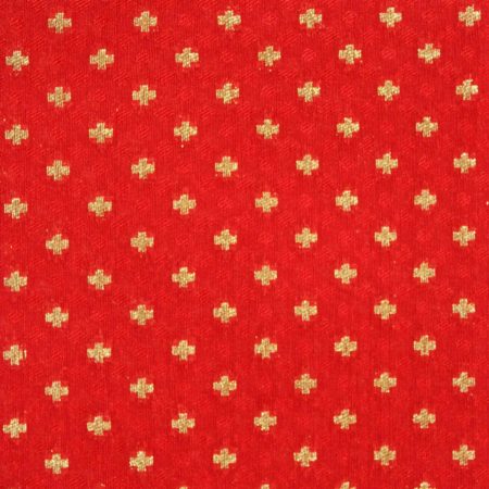 AS43575 Banarasi Butti Silk With Small X Butti Rose Red 1