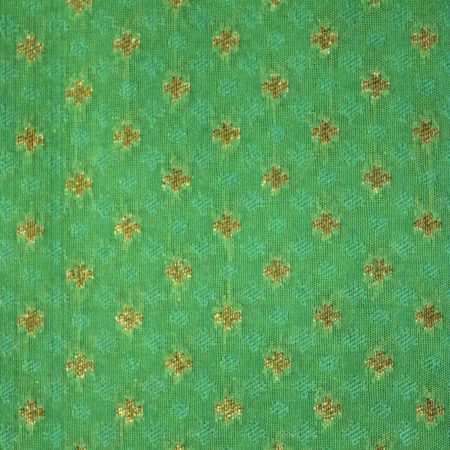 AS43576 Banarasi Butti Silk With Small X Butti Mint Green 1