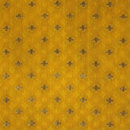 AS43577 Banarasi Butti Silk With Small X Butti Mustard Yellow 1
