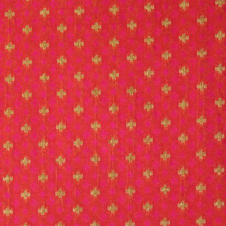 AS43583 Banarasi Butti Silk With Small X Butti Punch Pink 1