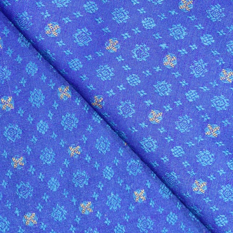 AS43612 Banarasi Butti Silk Azure Blue 2