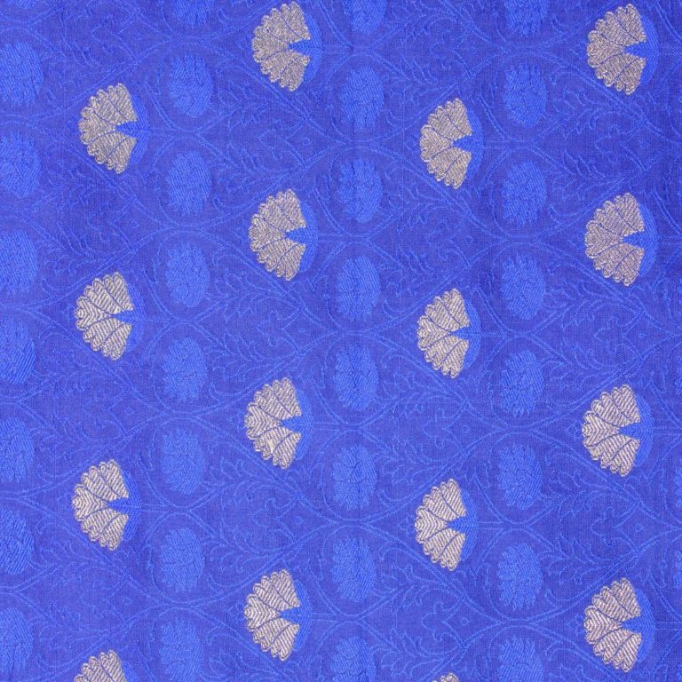 AS43619 Banarasi Butti Silk Brandeis Blue 1