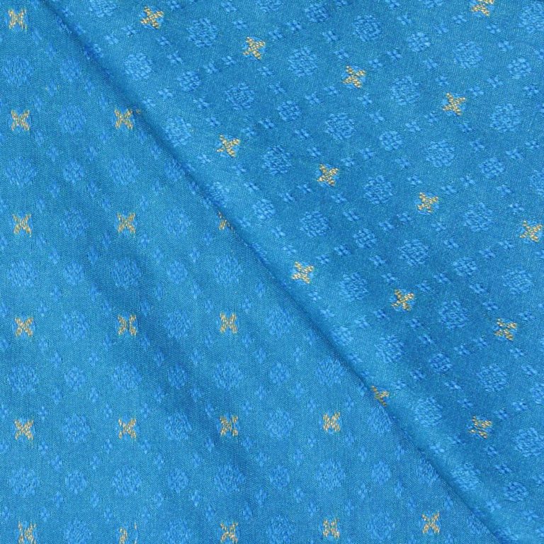 AS43633 Banarasi Small Butti Silk Light Blue 2