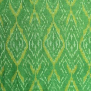 AS43648 Sico Silk Ikkat With Diamond Shape Fern Green 1