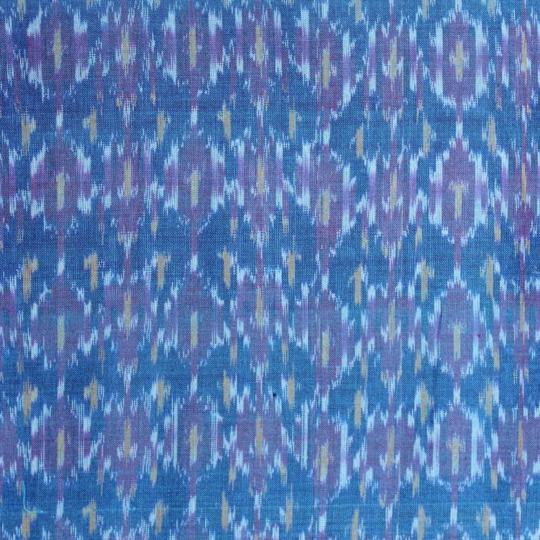 AS43654 Sico Silk Ikkat With Random Patterns Royal Azure 1