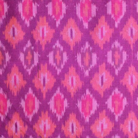 AS43655 Sico Silk Ikkat With Diamond Pattern Royal Purple 1