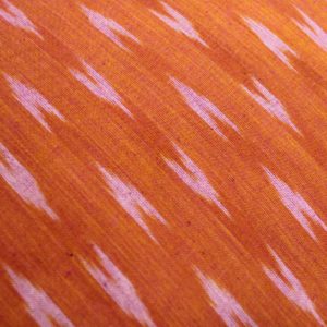 AS43679 Cotton Ikkat Light Salmon Orange 1