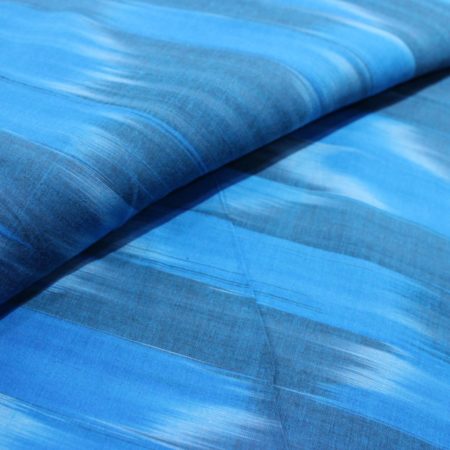 AS43694 Cotton Ikkat Cobalt Azure Blue 2