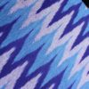 AS43706 Cotton Ikkat With Triangular Lines Light Dark Blue 1