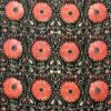 AS43723 Designer Mal Cotton With Pink Floral Prints Black 1