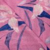 AS43726 Mal Cotton Jacquard Fancy Prints With White Floral Print Ultra Pink 2