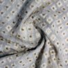 AS43776 Dyeable Lucknowi White Checked Tikki Embroidery White 3