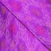 AS43840 Raw Silk Ikkat Checked Print Amethyst Purple 2
