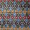 AS43854 Raw Silk Ikkat Pattern Print Multicolor 1