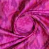 AS43866 Raw Silk Ikkat Pink Purple Pattern Iris Purple 3