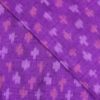 AS43869 Raw Silk Ikkat X Pattern Royal Purple 2