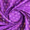 AS43869 Raw Silk Ikkat X Pattern Royal Purple 3