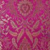AS43873 Banarasi Kinkhaab Golden Leafy Pattern Fuchsia Pink 1