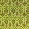 AS43879 Banarasi Kinkhaab Brown Patterns Lime Green 1