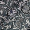 AS43881 Banarasi Kinkhaab White Floral Pattern Mariana Blue 2