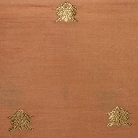 AS43948 Pure Banarasi Munga With Golden Butti Peach 1