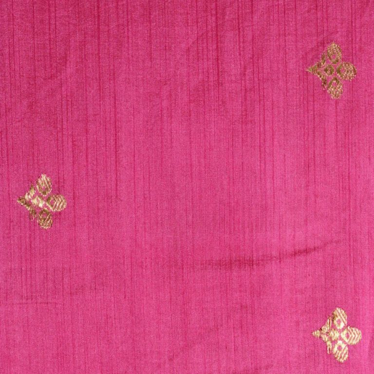 AS43960 Pure Banarasi Munga With Golden Butti Purple 1