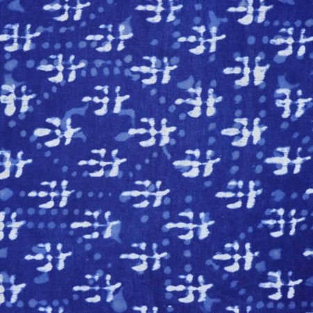AS44092 Gaji Prints With White Pattern Cobalt Blue 1
