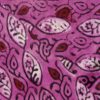AS44097 Gaji Prints With White Leaf Print Orchid Purple 2